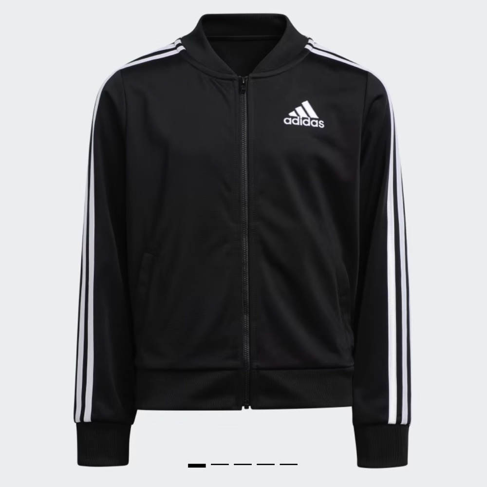 ADIDAS 3 stripe jacket. Youth size 13/14, or used as a womens SMALL.